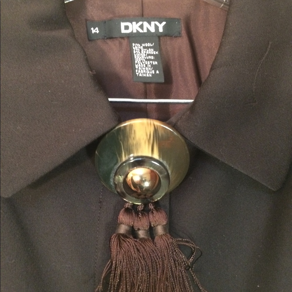 Brown pant suit